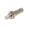 Proximity sensor, inductive, nickel-brass, short body, M12, unshielded, 5 mm, DC, 3-wire, PNP NC, M12 connector