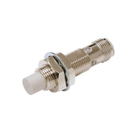 Proximity sensor, inductive, nickel-brass, short body, M12, unshielded, 8 mm, DC, 3-wire, PNP NO+NC, IO-Link COM2, M12 connector