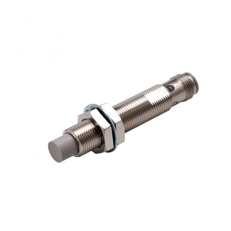 Proximity sensor, inductive, nickel-brass, long body, M12, unshielded, 8 mm, DC, 3-wire, PNP NO+NC, IO-Link COM2, M12 connector