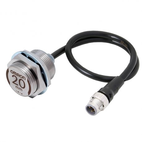 Détecteur de proximité inductif, tout inox 303 m30, blindé, 20 mm, c.c., 3 fils, pnp-no, io-link com3, connecteur smartclick m12