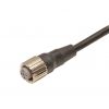 Connecteur pour capteur, M12 4-pin, connecteur femelle droit, PVC, 15m