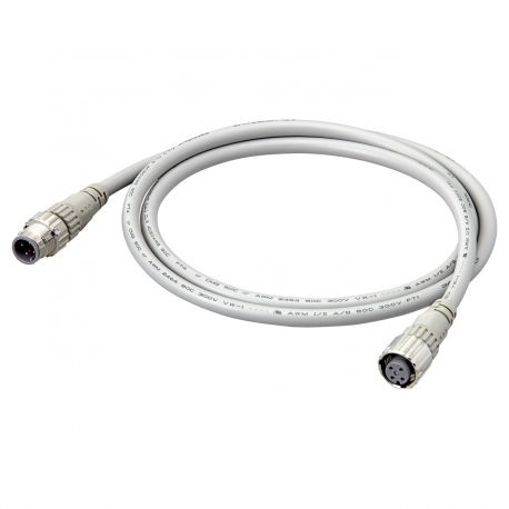 Câble 4 pôles, 2 connecteurs Smart-Click, PVC, résistant aux vibrations, câble 20m