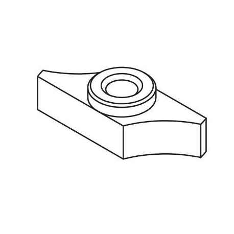 Plate For Mounting Valve And Sensor Groove 