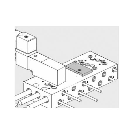 Couvercecle aveugle pour positions inutilisées série 70 - Metal Work