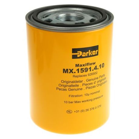 Élément filtre hydraulique de rechange Parker 926502, 10μm