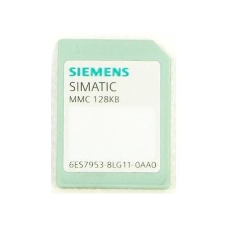 6ES7953-8LG11-0AA0 Siemens S7, MICRO MEMORY CARD F. S7-300/C7/ET 200S IM151 CPU, 3.3 V NFLASH, 128 KBYTES