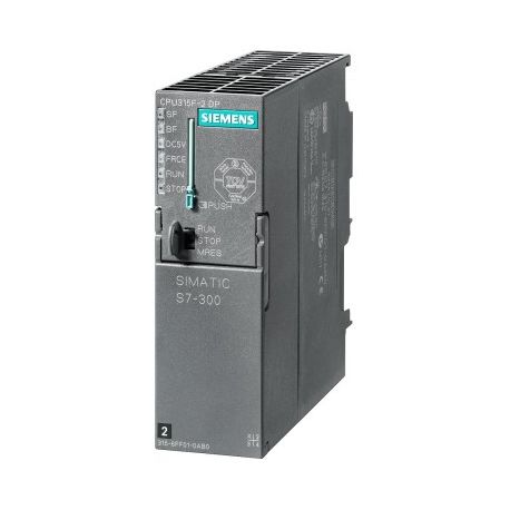 6ES7315-6FF04-0AB0 Siemens S7-300, CPU 315F-2DP FAILSAFE CPU WITH MPI INTERFACE INTEGRATED 24V DC POWER SUPPLY