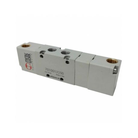 Distributeur pneumatique double 1/8 3/2 monostable ouvert NO - Metal Work