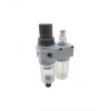 Groupe filtrant pneumatique 1/8 régulation 0-12 bar vidange semi-automatique série FRL Mini - Aignep