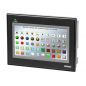 Interface homme-machine. Ecran TFT 7 inch, 800 x 480 pixels. 128MB mémoire interne, 1 port RS-232 et 1 port RS-232/485, Ethernet