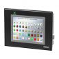 Interface homme-machine. Ecran TFT 5,6 inch, 320 x 234 pixels. 128MB mémoire interne, 1 port RS-232 et 1 port RS-232/485, Ethern