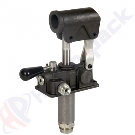 Pompe hydraulique manuelle double effet, PRBD , 12 cc/tr, 320 bar
